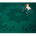 TOVAGLIA STELLA DA RICAMARE CM. 80x80 - 50%COT.-50%VISC.